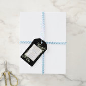 Grafmonument groen zaadpakket foto cadeaulabel (Met Touw)