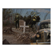 Grafmonument in Tombstone Foto Afdruk (Voorkant)