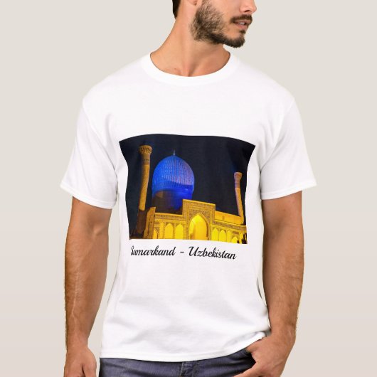Grafmonument van Amir Timur - Samarkand, Oezbekist T-shirt (Voorkant)