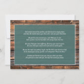 grafmonument | Viering van het leven Dank u Kaart (Achterkant)