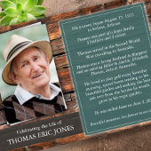 grafmonument | Viering van het leven Dank u Kaart