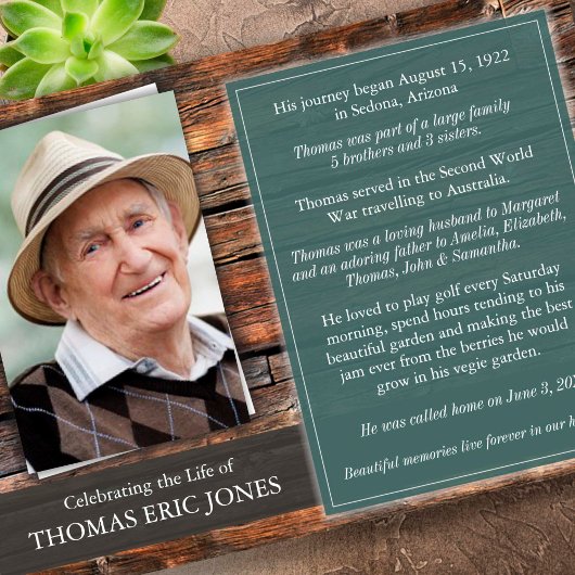 grafmonument | Viering van het leven Dank u Kaart