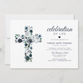 grafmonument | Viering van Life Blue Cross Kaart (Voorkant)