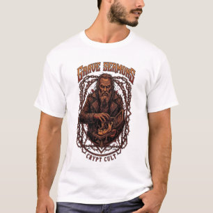Grafrede Cryptus Cultus Horror Metaal Esthetiek T-shirt