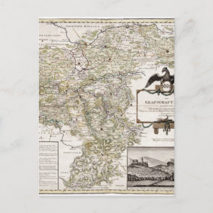 Grafschaft Mark 1791 Friedrich - Oude kaart