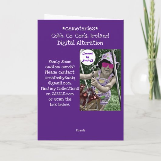 Grafschrift Schrijvende Engel Kaart (Achterkant)