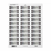 Grafsteen Bloemendonk Gotische Trouwadres Etiket (Full Sheet)