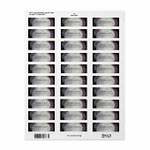 Grafsteen Bloemendonk Gotische Trouwadres Etiket (Full Sheet)