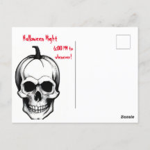 Grafsteen en schedel