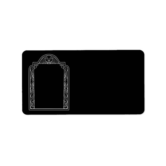 Grafsteen Etiket (Voorkant)