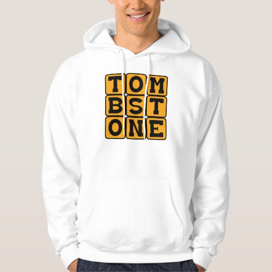 Grafsteen, grafmarkering hoodie (Voorkant)