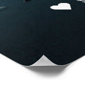 Grafsteen met herinneringsmuur voor Ocean Sunset F Poster (Hoek)