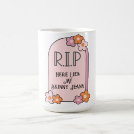 Grafsteen voor Skinny Jeans Koffiemok