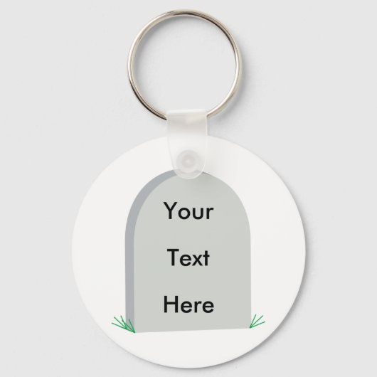 grafsteensleutelhanger sleutelhanger (Voorkant)