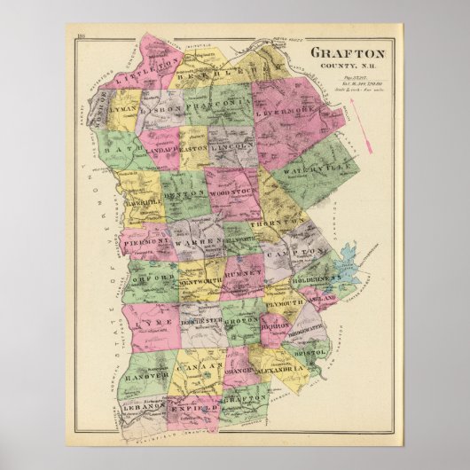 Grafton County, NH Poster (Voorkant)