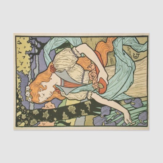 Grafton Gallery van Les Affiche door Eugene Grasse Tissuepapier (Voorkant)