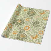 Grafton Pattern (door William Morris) Cadeaupapier (Uitgerold)
