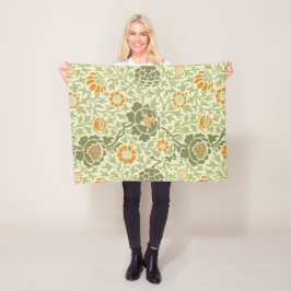 Grafton Pattern (door William Morris) Fleece Deken