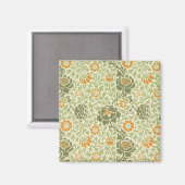 Grafton Pattern (door William Morris) Magneet (Voorkant / Achterkant)