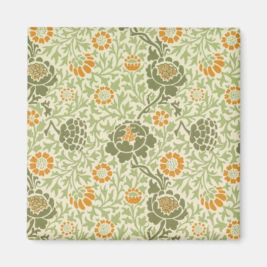Grafton Pattern (door William Morris) Magneet (Voorkant)