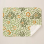 Grafton Pattern (door William Morris) Sherpa Deken (Voorkant (horizontaal))