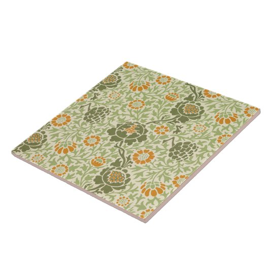 Grafton Pattern (door William Morris) Tegeltje (Zijkant)