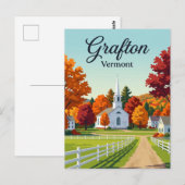 Grafton Vermont Briefkaart (Voorkant / Achterkant)
