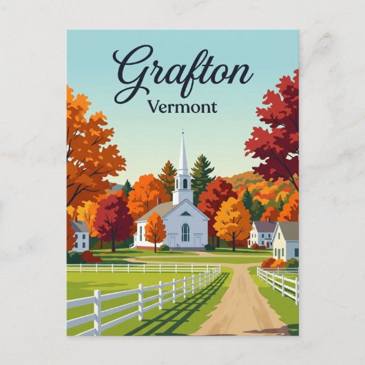 Grafton Vermont Briefkaart (Voorkant)