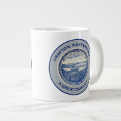 Grafton, West Virginia - Een grote Dam City Grote Koffiekop (Voorkant rechts)