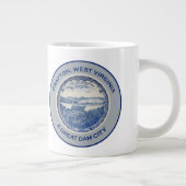 Grafton, West Virginia - Een grote Dam City Grote Koffiekop (Rechts)