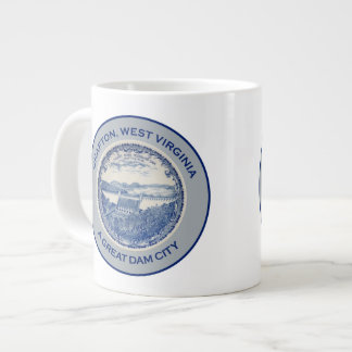 Grafton, West Virginia - Een grote Dam City Koffiekop