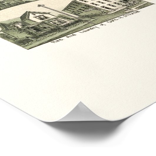 Grafton, WV Panorama - 1898 Poster (Hoek)