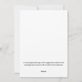 Grafveld in de Hajar bergen van de VAE Feestdagenkaart (Achterkant)