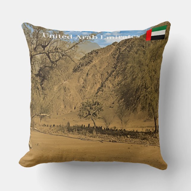 Grafveld in de Hajar bergen van de VAE Kussen (Voorkant)