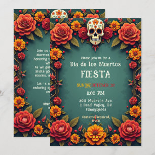 💀🎉 Grafverwachtingen, de Día de los Muertos Kaart