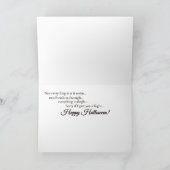 Grafzeremonie Figuur & Knipperende Halloween Wensk Kaart (Binnen)