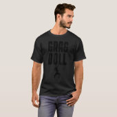Grag Doll Rock Klimmen Boulderen Klimmer Meisje T-shirt (Voorkant volledig)