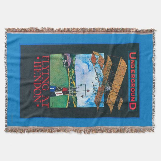 Grahaamwit en vlak boven het Poster van het luchtv Deken (Voorkant)