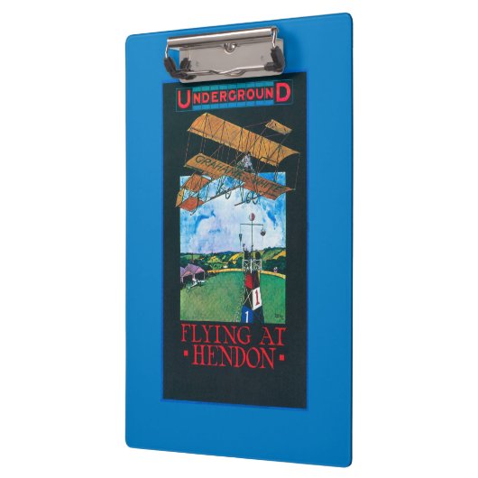 Grahaamwit en vlak boven het Poster van het luchtv Klembord (Links)