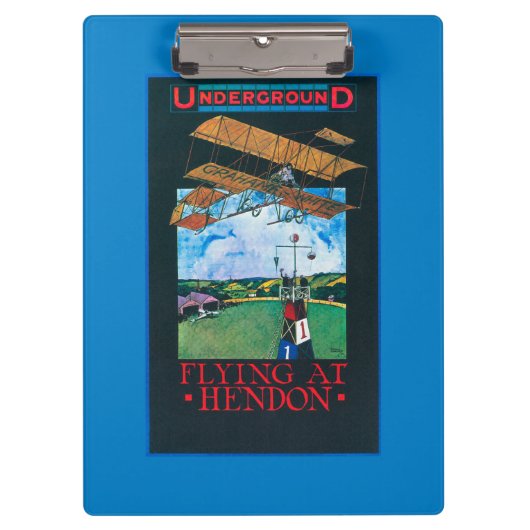 Grahaamwit en vlak boven het Poster van het luchtv Klembord (Voorkant)