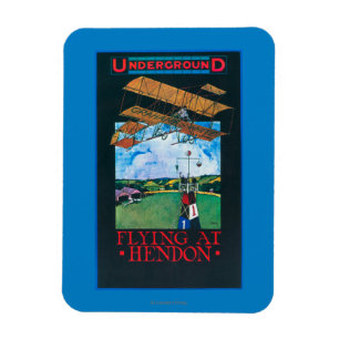 Grahaamwit en vlak boven het Poster van het luchtv Magneet