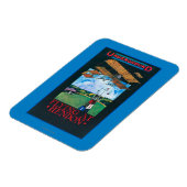 Grahaamwit en vlak boven het Poster van het luchtv Magneet (Linkerzijde)