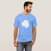 Graham Bartram Antarctica vlag blauw wit T-shirt (Voorkant volledig)