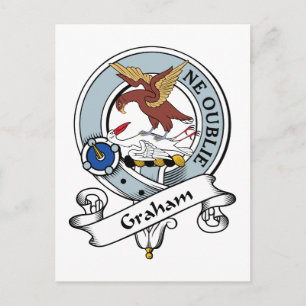 Graham Clan Badge Briefkaart