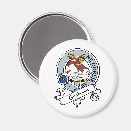 Graham Clan Badge Magneet (Voorkant / Achterkant)