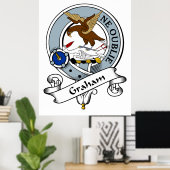 Graham Clan Badge Poster (Thuiskantoor)