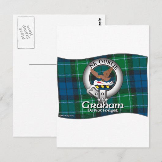 Graham Clan Briefkaart (Voorkant / Achterkant)