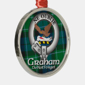 Graham Clan Metalen Ornament (Rechts)