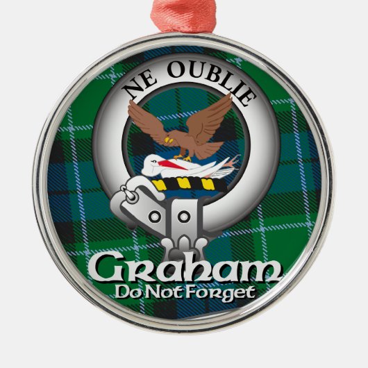 Graham Clan Metalen Ornament (Voorkant)