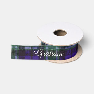 Graham clan Pset Scottish tartan Satijnen Lint